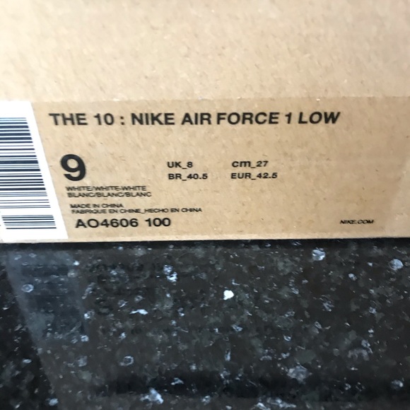 Off white Air Force one the (tens) - Picture 4 of 8